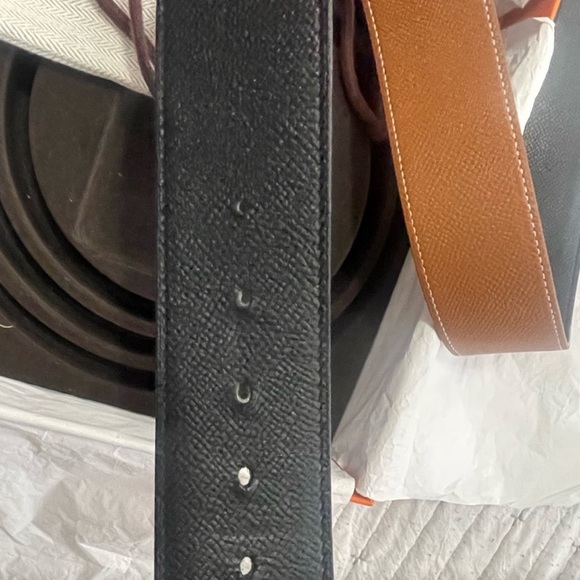 AUTHENTIC HERMES BELT  USED IN GREAT CONDITION size 38 reversible - Picture 8 of 9